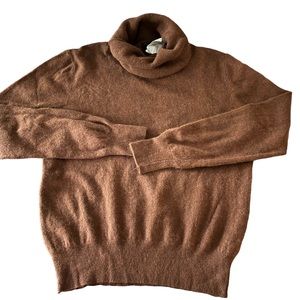 💥50% sale💥Vintage Barany brown turtleneck sweater size 14. E#73